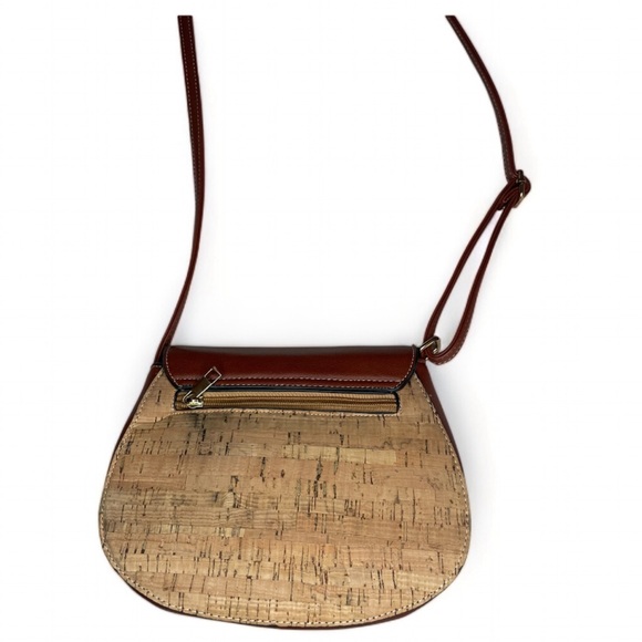 Cork fabric crossbody bag - Picture 3 of 3